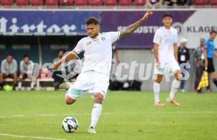 Fussball 2. Liga. SK Austria Klagenfurt gegen FC Hertha Wels.. Marco Gantschnig  (Klagenfurt).  Klagenfurt, 26.9.2025.
Foto: Kuess
www.qspictures.net
---
pressefotos, pressefotografie, kuess, qs, qspictures, sport, bild, bilder, bilddatenbank
