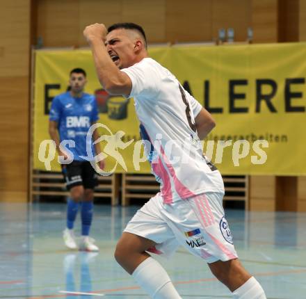 Futsal. Oesterreichische Futsal Liga. 1. OEFB Futsal Liga. . Carinthia Flamengo Futsal Club gegen FC Diamant Linz.  Torjubel Amir Beganovic  (Carinthia Flamengo Futsal Club).  Klagenfurt, 5.10..2025.
Foto: Kuess
www.qspictures.net
---
pressefotos, pressefotografie, kuess, qs, qspictures, sport, bild, bilder, bilddatenbank