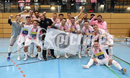 Futsal. Oesterreichische Futsal Liga. 1. OEFB Futsal Liga. . Carinthia Flamengo Futsal Club gegen FC Diamant Linz.  Jubel  (Carinthia Flamengo Futsal Club).  Klagenfurt, 5.10..2025.
Foto: Kuess
www.qspictures.net
---
pressefotos, pressefotografie, kuess, qs, qspictures, sport, bild, bilder, bilddatenbank