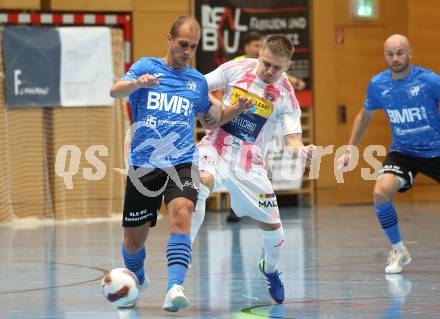 Futsal. Oesterreichische Futsal Liga. 1. OEFB Futsal Liga. . Carinthia Flamengo Futsal Club gegen FC Diamant Linz. Smajl Delic   (Carinthia Flamengo Futsal Club),Davor Arnautovic   (Linz).  Klagenfurt, 5.10..2025.
Foto: Kuess
www.qspictures.net
---
pressefotos, pressefotografie, kuess, qs, qspictures, sport, bild, bilder, bilddatenbank