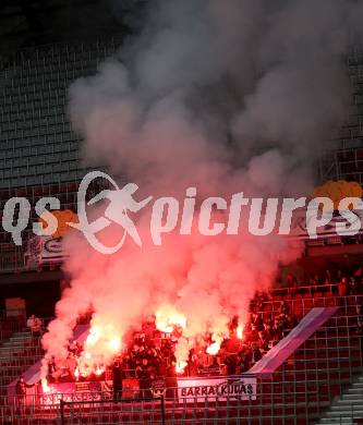 Fussball 2. Liga. SK Austria Klagenfurt gegen St. Poelten. Fans  (Klagenfurt)..  Klagenfurt, 5.10..2025.
Foto: Kuess
www.qspictures.net
---
pressefotos, pressefotografie, kuess, qs, qspictures, sport, bild, bilder, bilddatenbank