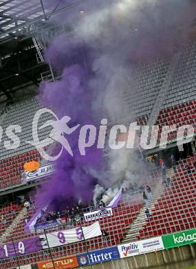 Fussball 2. Liga. SK Austria Klagenfurt gegen St. Poelten.  Fans (Klagenfurt),  Klagenfurt, 5.10..2025.
Foto: Kuess
www.qspictures.net
---
pressefotos, pressefotografie, kuess, qs, qspictures, sport, bild, bilder, bilddatenbank
