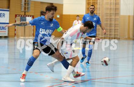 Futsal. Oesterreichische Futsal Liga. 1. OEFB Futsal Liga. . Carinthia Flamengo Futsal Club gegen FC Diamant Linz.  Yosifov Svetlozar Angelov  (Carinthia Flamengo Futsal Club), Hasib Seperovic  (Linz).  Klagenfurt, 5.10..2025.
Foto: Kuess
www.qspictures.net
---
pressefotos, pressefotografie, kuess, qs, qspictures, sport, bild, bilder, bilddatenbank