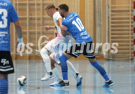 Futsal. Oesterreichische Futsal Liga. 1. OEFB Futsal Liga. . Carinthia Flamengo Futsal Club gegen FC Diamant Linz. Sifet Lidan  (Carinthia Flamengo Futsal Club), Adrijan Micevski  (Linz).  Klagenfurt, 5.10..2025.
Foto: Kuess
www.qspictures.net
---
pressefotos, pressefotografie, kuess, qs, qspictures, sport, bild, bilder, bilddatenbank