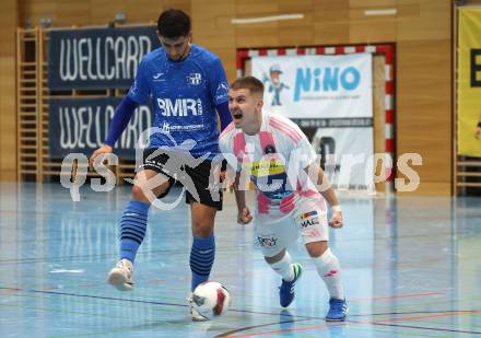 Futsal. Oesterreichische Futsal Liga. 1. OEFB Futsal Liga. . Carinthia Flamengo Futsal Club gegen FC Diamant Linz.  Torjubel Smajl Delic) (Carinthia Flamengo Futsal Club).  Klagenfurt, 5.10..2025.
Foto: Kuess
www.qspictures.net
---
pressefotos, pressefotografie, kuess, qs, qspictures, sport, bild, bilder, bilddatenbank
