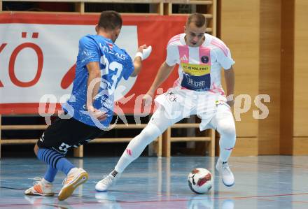 Futsal. Oesterreichische Futsal Liga. 1. OEFB Futsal Liga. . Carinthia Flamengo Futsal Club gegen FC Diamant Linz. Sifet Lidan  (Carinthia Flamengo Futsal Club), Aleksandar Milovanovic  (Linz).  Klagenfurt, 5.10..2025.
Foto: Kuess
www.qspictures.net
---
pressefotos, pressefotografie, kuess, qs, qspictures, sport, bild, bilder, bilddatenbank