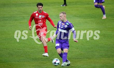 Fussball 2. Liga. SK Austria Klagenfurt gegen St. Poelten.  Florian Jaritz   (Klagenfurt), (St. Poelten).  Klagenfurt, 5.10..2025.
Foto: Kuess
www.qspictures.net
---
pressefotos, pressefotografie, kuess, qs, qspictures, sport, bild, bilder, bilddatenbank