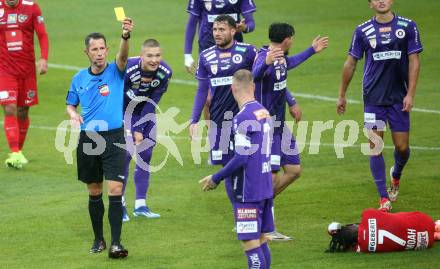 Fussball 2. Liga. SK Austria Klagenfurt gegen St. Poelten. Schiedsrichter Alexander Herkam, Florian Jaritz  (Klagenfurt),   (St. Poelten).  Klagenfurt, 5.10..2025.
Foto: Kuess
www.qspictures.net
---
pressefotos, pressefotografie, kuess, qs, qspictures, sport, bild, bilder, bilddatenbank