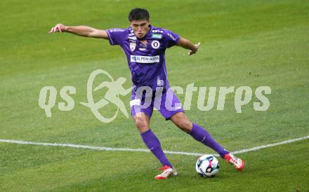 Fussball 2. Liga. SK Austria Klagenfurt gegen St. Poelten. Aidan Liu  (Klagenfurt).  Klagenfurt, 5.10..2025.
Foto: Kuess
www.qspictures.net
---
pressefotos, pressefotografie, kuess, qs, qspictures, sport, bild, bilder, bilddatenbank