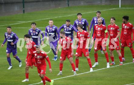 Fussball 2. Liga. SK Austria Klagenfurt gegen St. Poelten.  Michael Lang, Marcel Krnjic, Bartol Barisic, Marco Gantschnig, Aidan Liu, Mario Matkovic  (Klagenfurt).  Klagenfurt, 5.10..2025.
Foto: Kuess
www.qspictures.net
---
pressefotos, pressefotografie, kuess, qs, qspictures, sport, bild, bilder, bilddatenbank