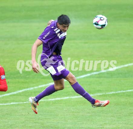 Fussball 2. Liga. SK Austria Klagenfurt gegen St. Poelten. Aidan Liu   (Klagenfurt)  Klagenfurt, 5.10..2025.
Foto: Kuess
www.qspictures.net
---
pressefotos, pressefotografie, kuess, qs, qspictures, sport, bild, bilder, bilddatenbank