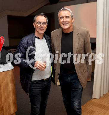Spitzensport und Studium. Franz Wilfan, Georg Werthner.  Klagenfurt, am 8.10.2025.
Foto: Kuess
---
pressefotos, pressefotografie, kuess, qs, qspictures, sport, bild, bilder, bilddatenbank