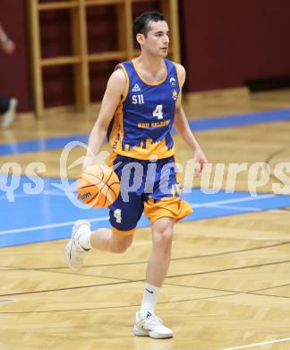 Basketball 2. Liga 2025/2026. Grunddurchgang 2. Runde.  KOS Celovec gegen BBU Salzburg.    Tomy Ezequiel Vicente   (Salzburg). Klagenfurt, am 11.10.2025.
Foto: Kuess
---
pressefotos, pressefotografie, kuess, qs, qspictures, sport, bild, bilder, bilddatenbank