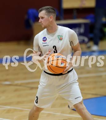 Basketball 2. Liga 2025/2026. Grunddurchgang 2. Runde.  KOS Celovec gegen BBU Salzburg. Jernej Andolsek Heine   (KOS) Klagenfurt, am 11.10.2025.
Foto: Kuess
---
pressefotos, pressefotografie, kuess, qs, qspictures, sport, bild, bilder, bilddatenbank