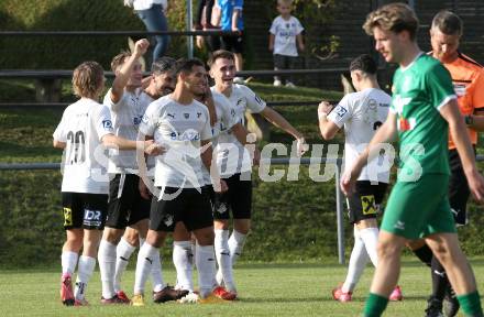 Fussball KÃ¤rntner Liga. Bleiburg gegen Voelkermarkt.  Torjubel  (Bleiburg). Bleiburg, am 11.10.2025.
Foto: Kuess
www.qspictures.net
---
pressefotos, pressefotografie, kuess, qs, qspictures, sport, bild, bilder, bilddatenbank