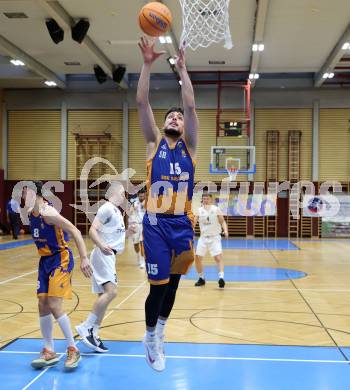 Basketball 2. Liga 2025/2026. Grunddurchgang 2. Runde.  KOS Celovec gegen BBU Salzburg.    Marko Rakic  (Salzburg). Klagenfurt, am 11.10.2025.
Foto: Kuess
---
pressefotos, pressefotografie, kuess, qs, qspictures, sport, bild, bilder, bilddatenbank