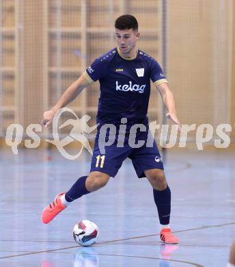 Futsal. Oesterreichische Futsal Liga. 1. OEFB Futsal Liga. . Futsal versli.at Klagenfurt  gegen LPSV Kaernten . Saso Kovacevic  (Futsal versli.at Klagenfurt).  Klagenfurt, 12.10..2025.
Foto: Kuess
www.qspictures.net
---
pressefotos, pressefotografie, kuess, qs, qspictures, sport, bild, bilder, bilddatenbank