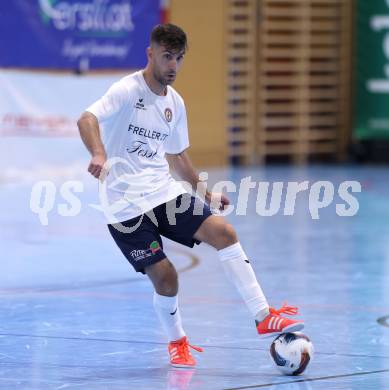 Futsal. Oesterreichische Futsal Liga. 1. OEFB Futsal Liga. . Futsal versli.at Klagenfurt  gegen LPSV Kaernten .   Samir Nuhanovic   (LPSV-Kaernten).  Klagenfurt, 12.10..2025.
Foto: Kuess
www.qspictures.net
---
pressefotos, pressefotografie, kuess, qs, qspictures, sport, bild, bilder, bilddatenbank
