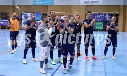 Futsal. Oesterreichische Futsal Liga. 1. OEFB Futsal Liga. . Futsal versli.at Klagenfurt  gegen LPSV Kaernten . Jubel  (Futsal versli.at Klagenfurt).  Klagenfurt, 12.10..2025.
Foto: Kuess
www.qspictures.net
---
pressefotos, pressefotografie, kuess, qs, qspictures, sport, bild, bilder, bilddatenbank