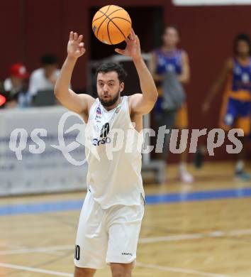 Basketball 2. Liga 2025/2026. Grunddurchgang 2. Runde.  KOS Celovec gegen BBU Salzburg. Veljko Dena   (KOS). Klagenfurt, am 11.10.2025.
Foto: Kuess
---
pressefotos, pressefotografie, kuess, qs, qspictures, sport, bild, bilder, bilddatenbank