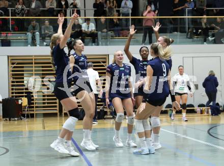 Volleyball Bundesliga. WVL. Women Volleyball League.  ATSC Wildcats gegen  Graz. Jubel  (Wildcats). Klagenfurt, am 11.10.2025.
Foto: Kuess
www.qspictures.net
---
pressefotos, pressefotografie, kuess, qs, qspictures, sport, bild, bilder, bilddatenbank