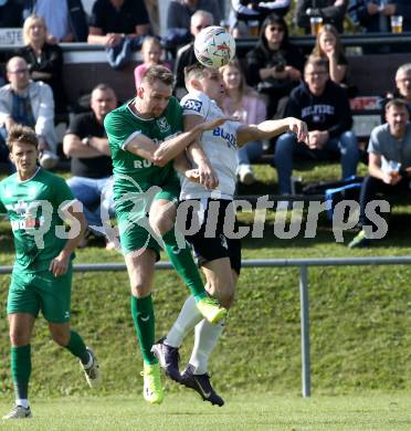 Fussball KÃ¤rntner Liga. Bleiburg gegen Voelkermarkt.  Robert Matic (Bleiburg),  Mario Gugganig  (Voelkermarkt). Bleiburg, am 11.10.2025.
Foto: Kuess
www.qspictures.net
---
pressefotos, pressefotografie, kuess, qs, qspictures, sport, bild, bilder, bilddatenbank