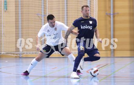 Futsal. Oesterreichische Futsal Liga. 1. OEFB Futsal Liga. . Futsal versli.at Klagenfurt  gegen LPSV Kaernten .  Denis Totoskovic  (Futsal versli.at Klagenfurt),  Omer Halilovic   (LPSV-Kaernten).  Klagenfurt, 12.10..2025.
Foto: Kuess
www.qspictures.net
---
pressefotos, pressefotografie, kuess, qs, qspictures, sport, bild, bilder, bilddatenbank