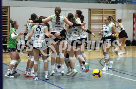 Volleyball Bundesliga. WVL. Women Volleyball League.  ATSC Wildcats gegen  Graz.   Jubel (Graz). Klagenfurt, am 11.10.2025.
Foto: Kuess
www.qspictures.net
---
pressefotos, pressefotografie, kuess, qs, qspictures, sport, bild, bilder, bilddatenbank