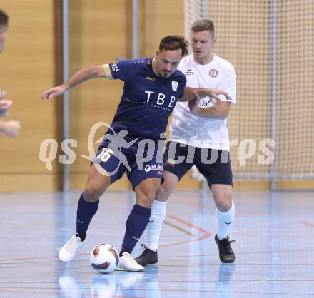 Futsal. Oesterreichische Futsal Liga. 1. OEFB Futsal Liga. . Futsal versli.at Klagenfurt  gegen LPSV Kaernten .  Vahid Muharemovic  (Futsal versli.at Klagenfurt),  Senad Huseinbasic  (LPSV-Kaernten).  Klagenfurt, 12.10..2025.
Foto: Kuess
www.qspictures.net
---
pressefotos, pressefotografie, kuess, qs, qspictures, sport, bild, bilder, bilddatenbank