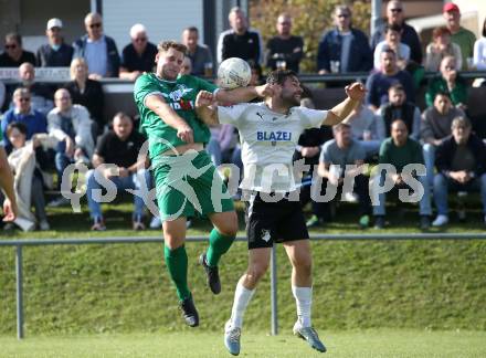 Fussball KÃ¤rntner Liga. Bleiburg gegen Voelkermarkt.  Dominik Peketz (Bleiburg),  Lukas Ladinig  (Voelkermarkt). Bleiburg, am 11.10.2025.
Foto: Kuess
www.qspictures.net
---
pressefotos, pressefotografie, kuess, qs, qspictures, sport, bild, bilder, bilddatenbank