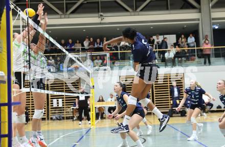 Volleyball Bundesliga. WVL. Women Volleyball League.  ATSC Wildcats gegen  Graz. Oluwadamilola AWOJOBI  (Wildcats). Klagenfurt, am 11.10.2025.
Foto: Kuess
www.qspictures.net
---
pressefotos, pressefotografie, kuess, qs, qspictures, sport, bild, bilder, bilddatenbank
