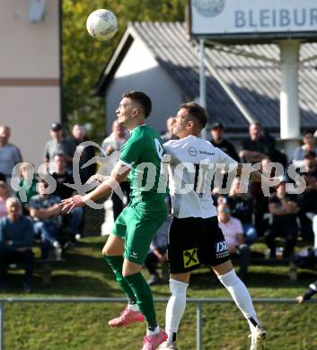 Fussball KÃ¤rntner Liga. Bleiburg gegen Voelkermarkt.  Patrick Oswaldi (Bleiburg),  Armin Majanoovic  (Voelkermarkt). Bleiburg, am 11.10.2025.
Foto: Kuess
www.qspictures.net
---
pressefotos, pressefotografie, kuess, qs, qspictures, sport, bild, bilder, bilddatenbank