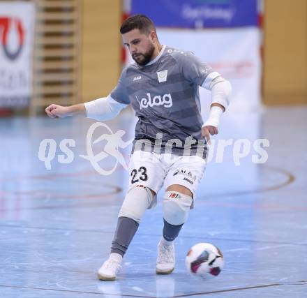 Futsal. Oesterreichische Futsal Liga. 1. OEFB Futsal Liga. . Futsal versli.at Klagenfurt  gegen LPSV Kaernten .   Marko Dekovic  (Futsal versli.at Klagenfurt).  Klagenfurt, 12.10..2025.
Foto: Kuess
www.qspictures.net
---
pressefotos, pressefotografie, kuess, qs, qspictures, sport, bild, bilder, bilddatenbank