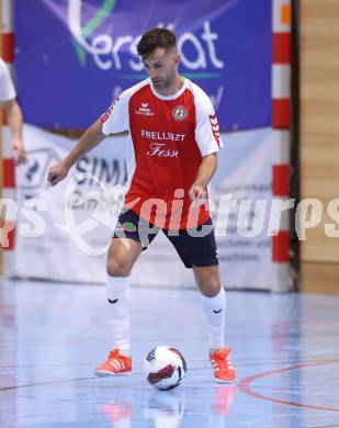 Futsal. Oesterreichische Futsal Liga. 1. OEFB Futsal Liga. . Futsal versli.at Klagenfurt  gegen LPSV Kaernten .  Samir Nuhanovic  (LPSV-Kaernten).  Klagenfurt, 12.10..2025.
Foto: Kuess
www.qspictures.net
---
pressefotos, pressefotografie, kuess, qs, qspictures, sport, bild, bilder, bilddatenbank