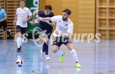 Futsal. Oesterreichische Futsal Liga. 1. OEFB Futsal Liga. . Futsal versli.at Klagenfurt  gegen LPSV Kaernten . Marko Bjelcevic   (Futsal versli.at Klagenfurt), Elvir Dubinovic   (LPSV-Kaernten).  Klagenfurt, 12.10..2025.
Foto: Kuess
www.qspictures.net
---
pressefotos, pressefotografie, kuess, qs, qspictures, sport, bild, bilder, bilddatenbank