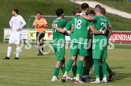Fussball. Kaerntner Liga. Koettmannsdorf gegen Donau. Torjubel Tristan Ciglar   (Donau).  Koettmannsdorf, 19.10.2025.
Foto: Kuess
www.qspictures.net
---
pressefotos, pressefotografie, kuess, qs, qspictures, sport, bild, bilder, bilddatenbank