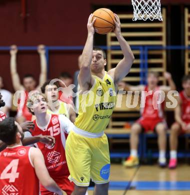 Basketball 2. Liga 2025/2026. Grunddurchgang 3. Runde.  Woerthersee Piraten gegen Upper Austrian Ballers.  David Jelkic  (Piraten). Klagenfurt, am 18.10.2025.
Foto: Kuess
---
pressefotos, pressefotografie, kuess, qs, qspictures, sport, bild, bilder, bilddatenbank