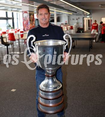 Eishockey Bundesliga. EC KAC.   Oliver Pilloni. Klagenfurt, am 21.10..2025.
Foto: Kuess
www.qspictures.net
---
pressefotos, pressefotografie, kuess, qs, qspictures, sport, bild, bilder, bilddatenbank