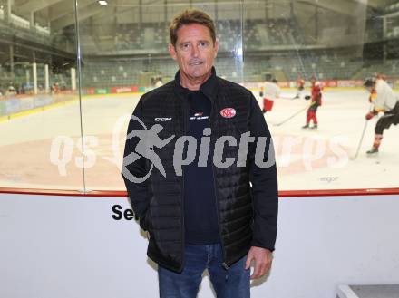 Eishockey Bundesliga. EC KAC.   Oliver Pilloni. Klagenfurt, am 21.10..2025.
Foto: Kuess
www.qspictures.net
---
pressefotos, pressefotografie, kuess, qs, qspictures, sport, bild, bilder, bilddatenbank