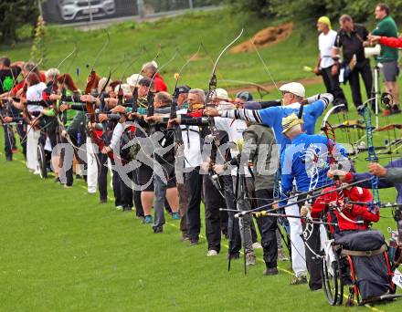 Bogensport.  Oesterreichische Meisterschaften Bogensport. Klagenfurt, am 3.8.2025.
Foto: Kuess
---
pressefotos, pressefotografie, kuess, qs, qspictures, sport, bild, bilder, bilddatenbank