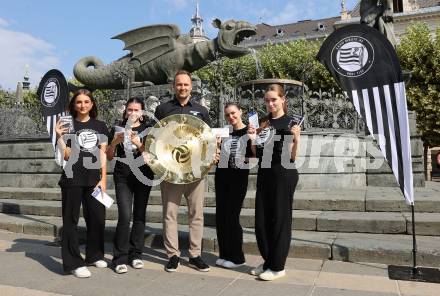 Fussball Bundesliga. Promotion Tour SK Sturm Graz.  Thomas Tebbich (Geschaeftsfuehrer Wirtschaft). Klagenfurt, am 18.8.2025.
Foto. Kuess
www.qspictures.net
---
pressefotos, pressefotografie, kuess, qs, qspictures, sport, bild, bilder, bilddatenbank