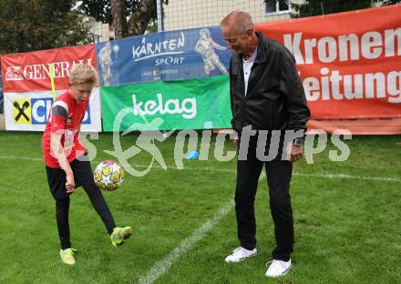 Fussball. Champ der Camps. Noel Ludwiger, Walter Ludescher. Klagenfurt, am 16.9.2025.
Foto: Kuess
www.qspictures.net
---
pressefotos, pressefotografie, kuess, qs, qspictures, sport, bild, bilder, bilddatenbank