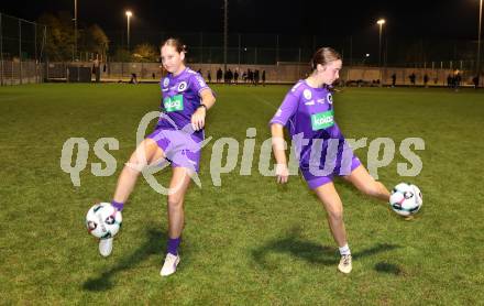 Fussball 2. Frauen Bundesliga. SG SK Austria Klagenfurt. Magdalena Moser, Noel Marie Blain.   Klagenfurt, 30.9.2025.
Foto: Kuess
www.qspictures.net
---
pressefotos, pressefotografie, kuess, qs, qspictures, sport, bild, bilder, bilddatenbank