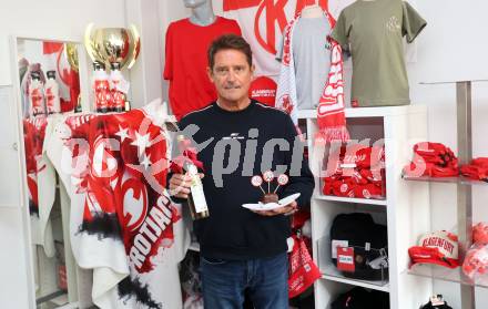 Eishockey Bundesliga. EC KAC.   Oliver Pilloni. Klagenfurt, am 21.10..2025.
Foto: Kuess
www.qspictures.net
---
pressefotos, pressefotografie, kuess, qs, qspictures, sport, bild, bilder, bilddatenbank