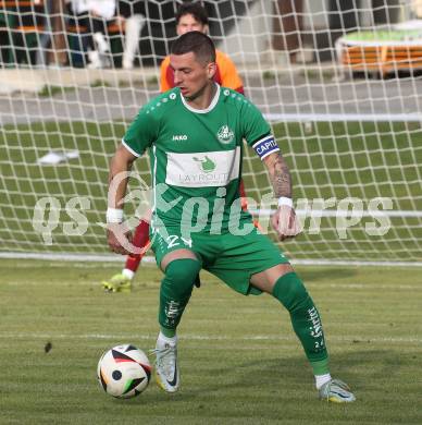 Fussball. Kaerntner Liga. Koettmannsdorf gegen Donau.   Zorn Vukovic    (Donau).  Koettmannsdorf, 19.10.2025.
Foto: Kuess
www.qspictures.net
---
pressefotos, pressefotografie, kuess, qs, qspictures, sport, bild, bilder, bilddatenbank