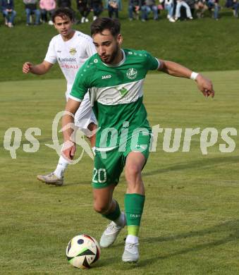 Fussball. Kaerntner Liga. Koettmannsdorf gegen Donau. Melvin Osmic (Donau).  Koettmannsdorf, 19.10.2025.
Foto: Kuess
www.qspictures.net
---
pressefotos, pressefotografie, kuess, qs, qspictures, sport, bild, bilder, bilddatenbank