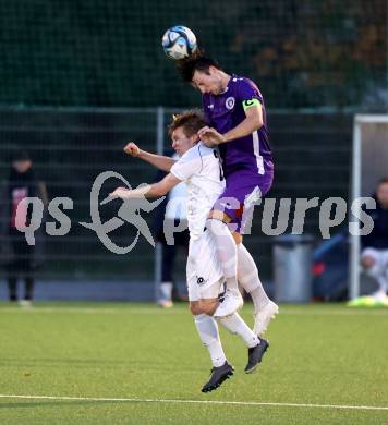 Fussball. Kaerntner Liga. SK Austria Klagenfurt Amateure gegen Matrei .   Florian Georg Weiss  (Austria Klagenfurt), Thomas Riepler   (Matrei).  Koettmannsdorf, 25.10.2025.
Foto: Kuess
www.qspictures.net
---
pressefotos, pressefotografie, kuess, qs, qspictures, sport, bild, bilder, bilddatenbank
