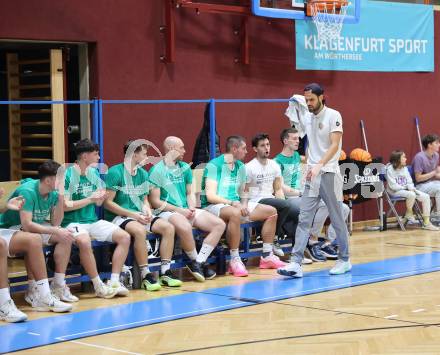 Basketball 2. Liga 2025/2026. Grunddurchgang 4. Runde.  KOS Celovec gegen Basketball Klub Rapid Wien.  Trainer Dalibor Cevriz (KOS),  Klagenfurt, am 25.10.2025.
Foto: Kuess
---
pressefotos, pressefotografie, kuess, qs, qspictures, sport, bild, bilder, bilddatenbank