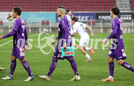 Fussball 2. Liga. SK Austria Klagenfurt gegen SK Sturm Graz II. Gewalt ist kein Spiel. Marco Gantschnig  (Klagenfurt).  Klagenfurt, 24.10..2025.
Foto: Kuess
www.qspictures.net
---
pressefotos, pressefotografie, kuess, qs, qspictures, sport, bild, bilder, bilddatenbank