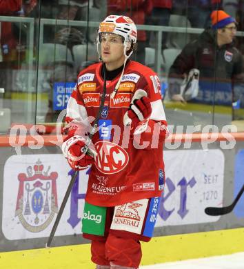 Eishockey ICE Bundesliga. KAC gegen Olimpija Ljubljana.  Simeon Schwinger (KAC),    Klagenfurt, am 26.10.2025
Foto: Kuess
---
pressefotos, pressefotografie, kuess, qs, qspictures, sport, bild, bilder, bilddatenbank